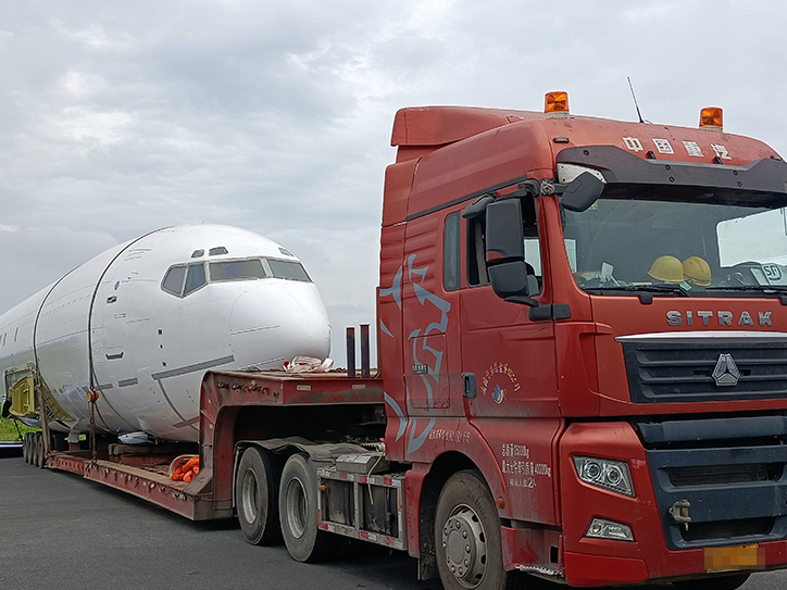 銅陵整車物流15米平板貨車